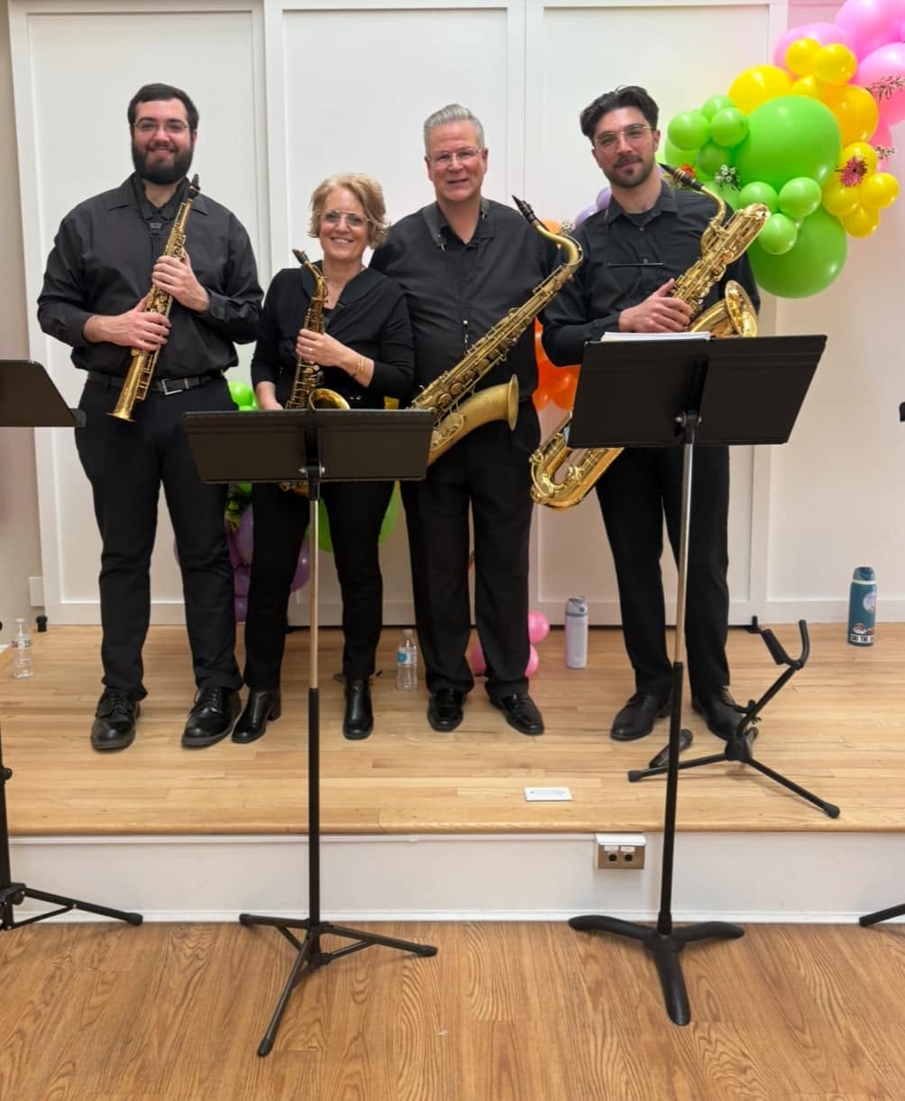Infinity Saxophone Quartet group photo